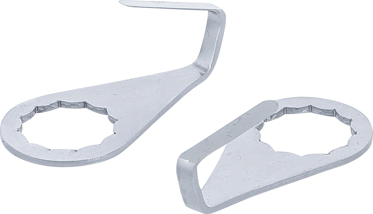 Peiliukai oriniam pjovikliui pusiau apvalūs | iš BGS 3218 | 2 x 24 mm | 2 vnt. (3257)