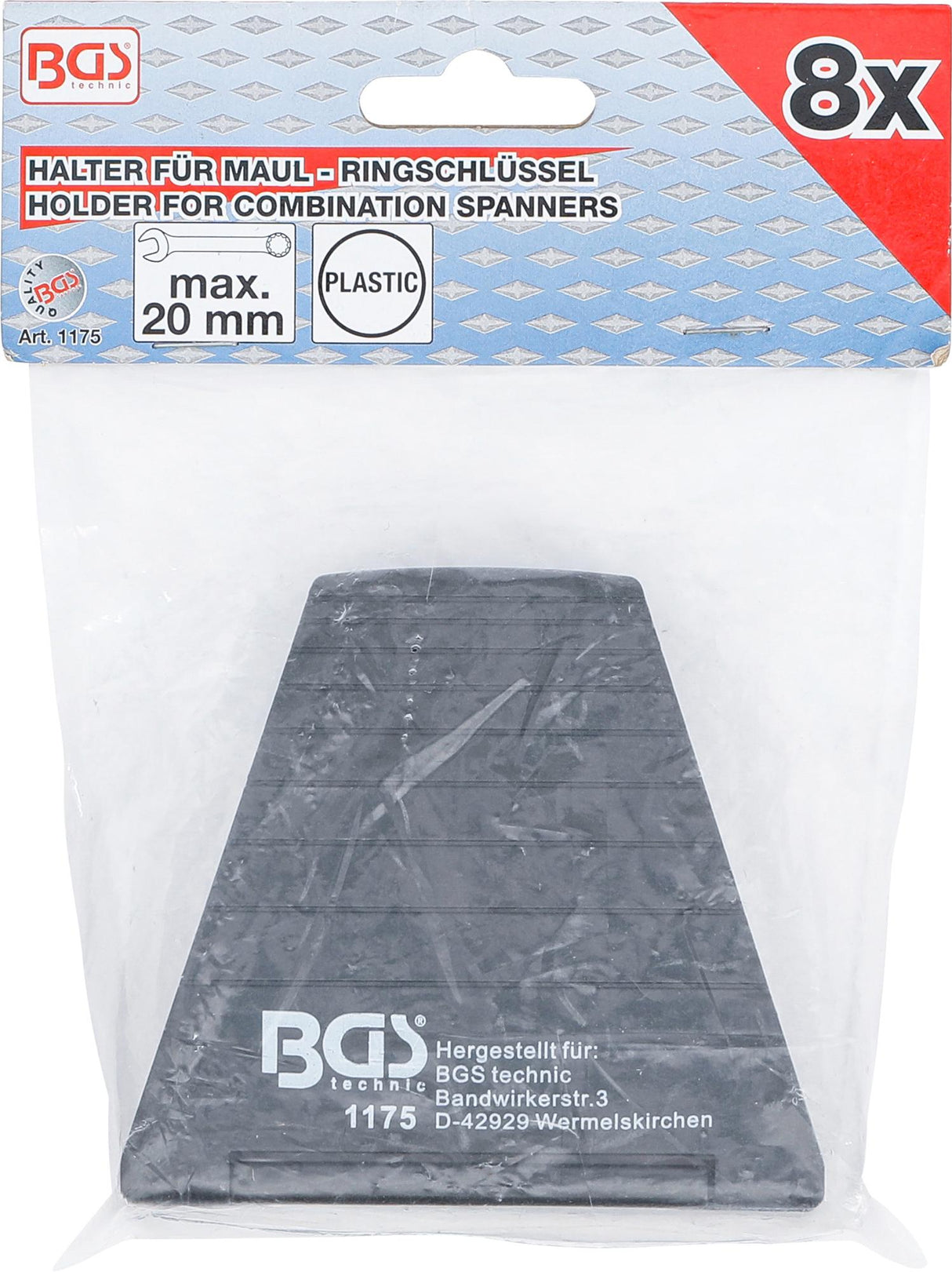 Kombinuotų raktų laikiklis | 8 skyriai (1175)