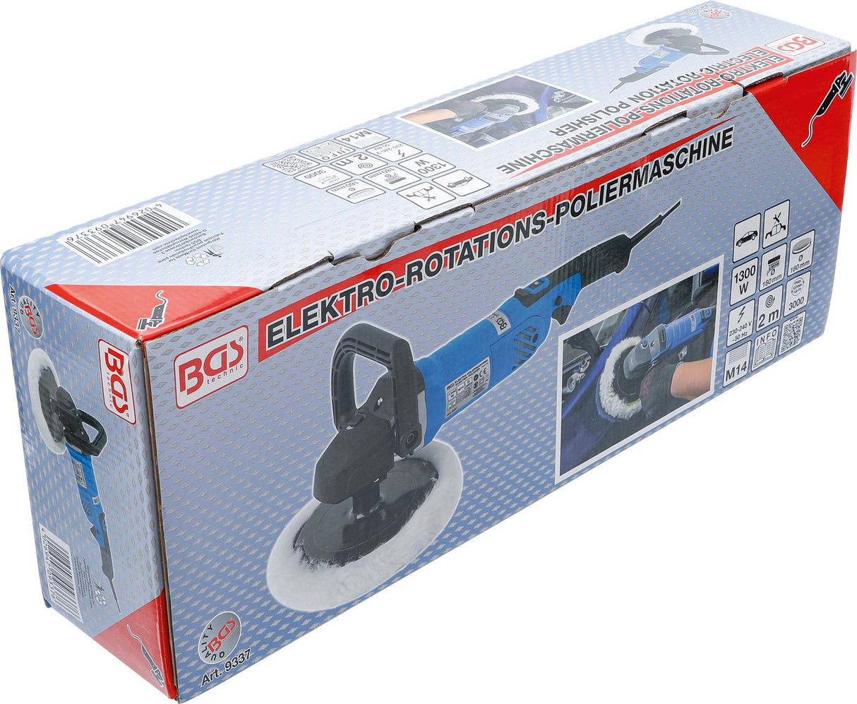 Poliravimo mašinėlė | max. 3000 rpm | 1300 W | Ø 180 mm (9337)