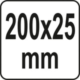 Šepetys tinkui subraižyti / išlyginti | 200 x 25 mm (YT-51971)