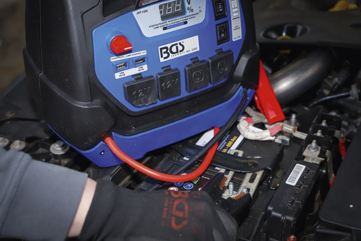 Paleidėjas pakrovėjas daugiafunkcinis | mobilus maitinimo šaltinis | 5 viename | 18 Ah (3383)