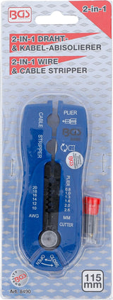 Įrankis elektros darbams 2-IN-1 | 0,8 - 2,6 mm  (8490)