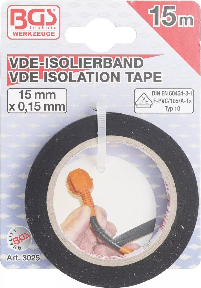 VDE izoliacinė juosta Roll 15 m (3025)