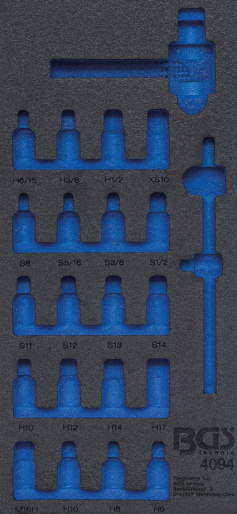 Įrankių dėklas 1/3, tuščias | nuo BGS 4094 (4094-1)