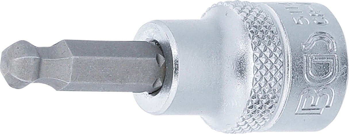 Antgalis įpresuotas į galvutę | 10 mm (3/8") | hex šešiakampis su šarnyru 6 mm (5114)
