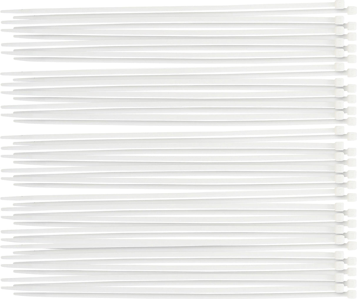 Suveržimo dirželių asortimentas | balti | 4,8 x 250 mm | 50 vnt.. (80770)