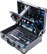 Profesionalus įrankių rinkinys aliminiame lagamine | 149 vnt. (15501)