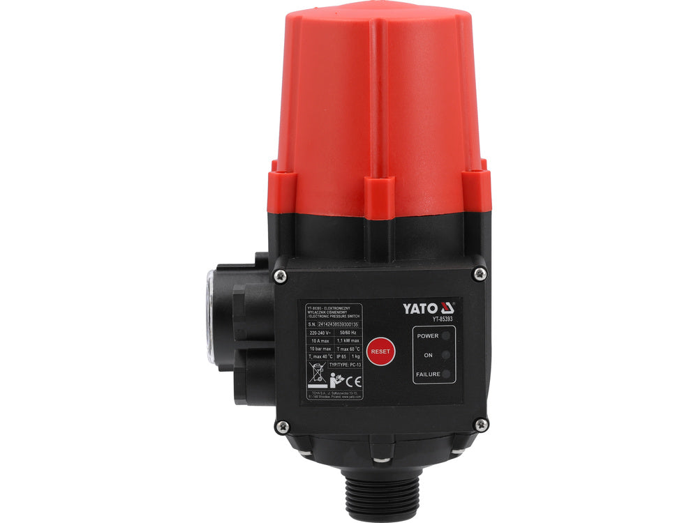 Elektroninis slėgio jungiklis relė siurbliui (YT-85393)