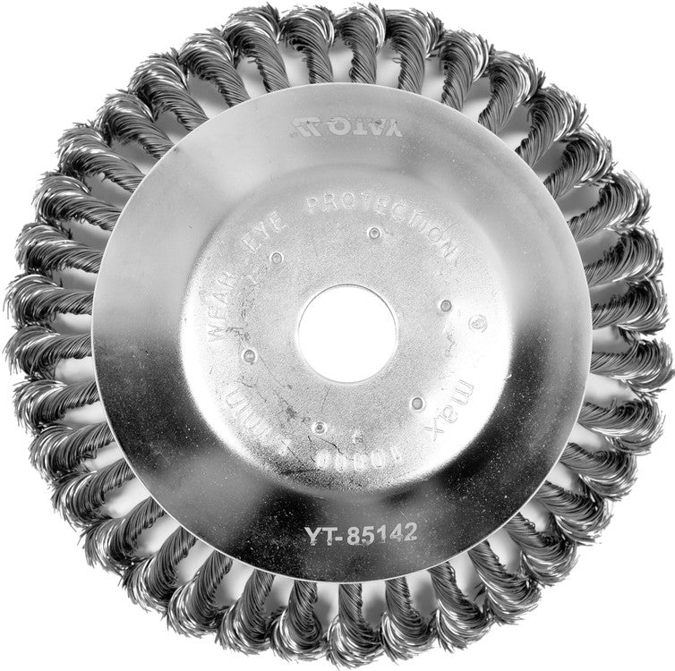 Šepetys puodo tipo | trimeriams | susuktas | 200 mm / 25,4 mm (YT-85142)