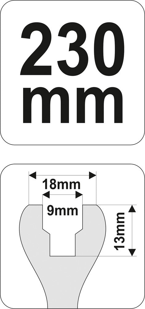 Rankenėlė apdailai ardyti | 230 mm (YT-0841)
