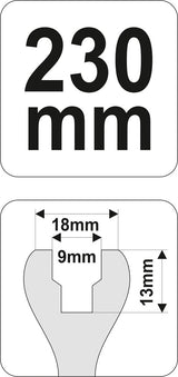 Rankenėlė apdailai ardyti | 230 mm (YT-0841)