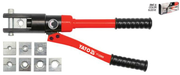 Hidraulinis kraštų užspaudimo įrankis | 16-300 mm² | 20 t (YT-22862)