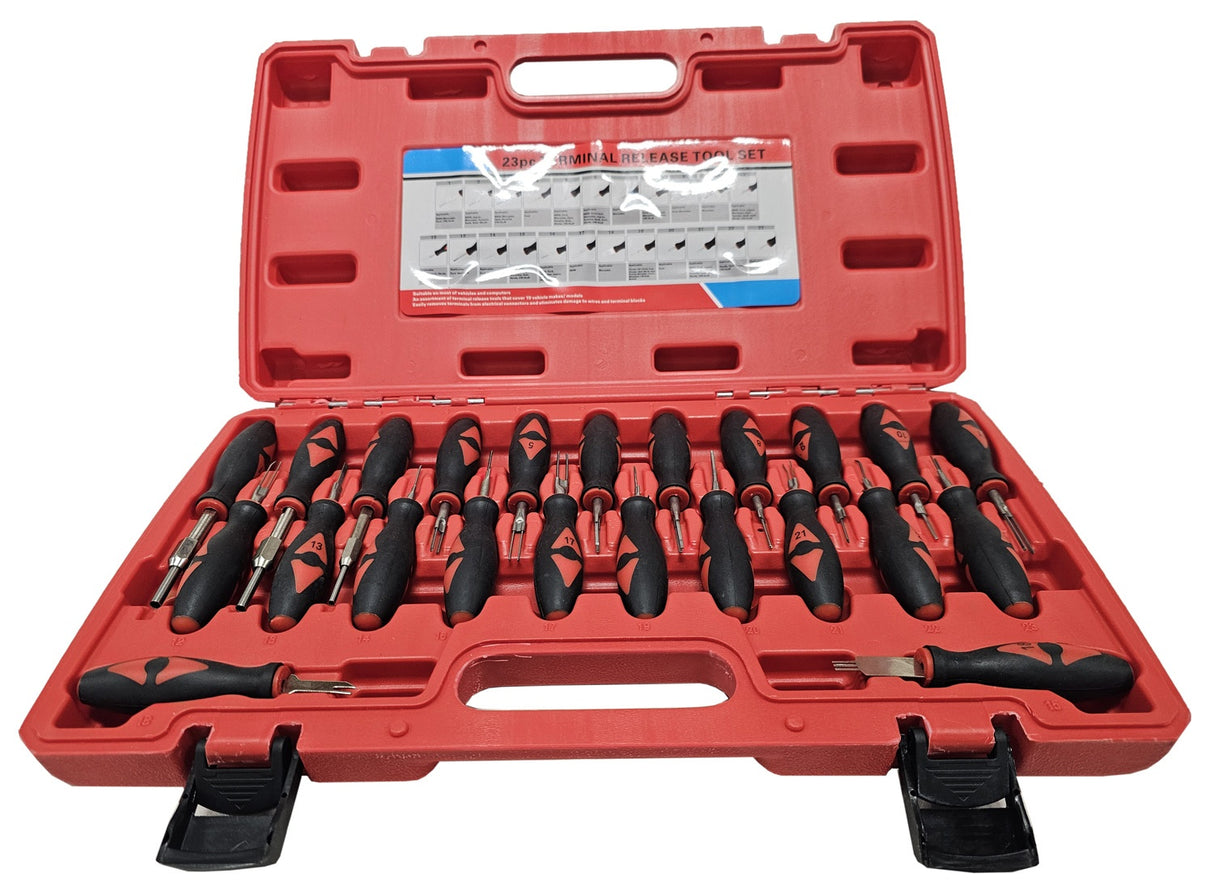 Laidų įrankių rinkinys | aušinimo jutikliams / laidynams / gnybtų blokams | 23 vnt. (TTS23)