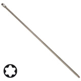 Antgalis įpresuotas į galvutę | ilgis 400 mm | 6,3 mm (1/4") T-Star (Torx ) T30 (4202)