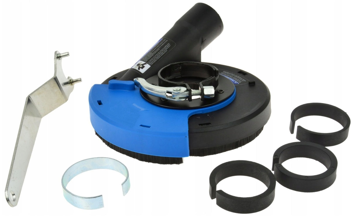 Apsauga nuo dulkių su ištraukimo anga | kampiniams šlifuokliams 115mm, 125mm. (SK7819)