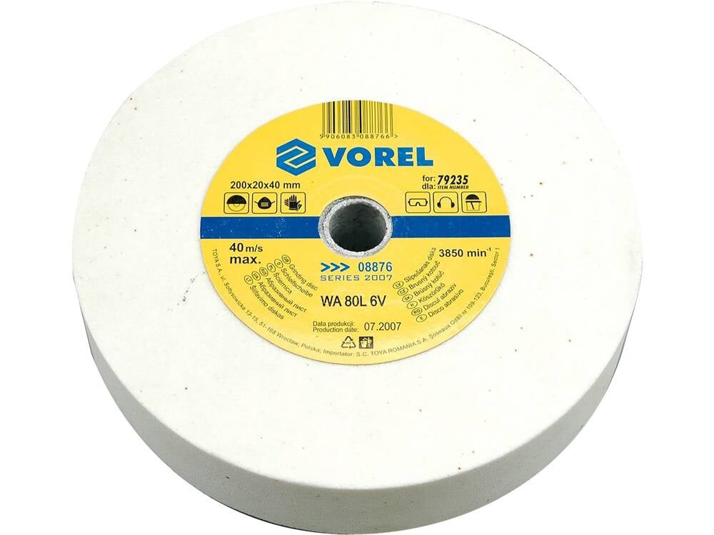 Šlifavimo diskas | 200X20X40 mm (08876)