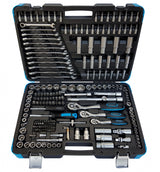 Įrankių rinkinys | Terkšliniai veržliarakčiai | 6.3 mm (1/4") / 10 mm (3/8") / 12,5 mm (1/2") | 216 vnt. (KR121216R)