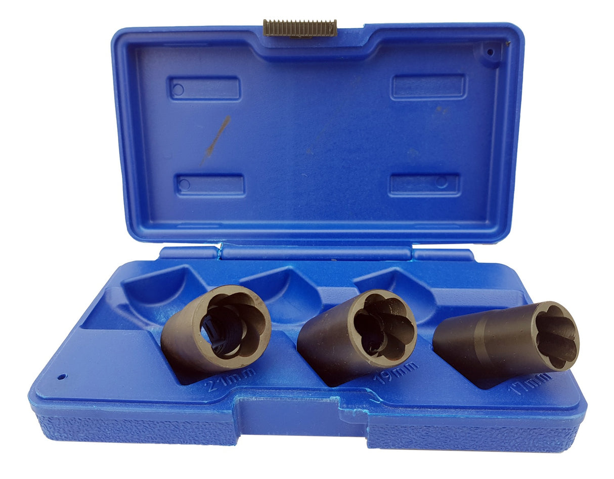 Набор головок для повреждённых болтов | 17-19-21 mm | 3 шт.