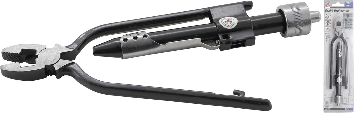 Armatūros susukimo replės  | su spyruokle | 200 mm (1480)