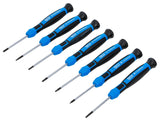 Tiksliųjų atsuktuvų rinkinys | PH00 - PH0 / slot SL 2.5 - 3.0 mm / T8 - T9 - T10 | 7 vnt  (4881)
