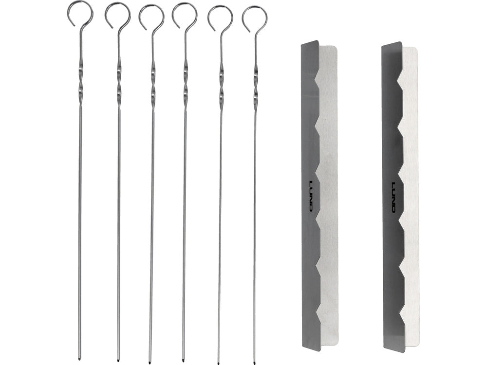 Plieniniai iešmai su stabiliu pagrindu | 6 vnt (99840)