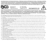 3-jų pusių raktas | iš BGS 8155 | VAG (8155-26)