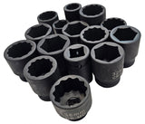 Galvutė smūginė | 12 kampų | 12,5 mm (1/2") | 24 mm (S12-24B)