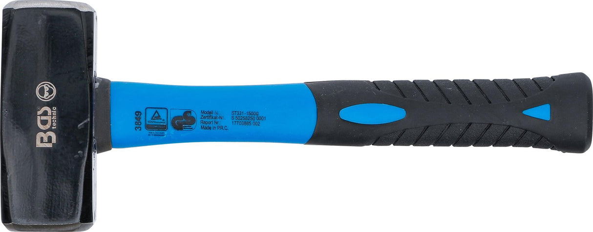 Kūjis stiklo pluošto rankena  | DIN 6475 | 1500 g (3849)