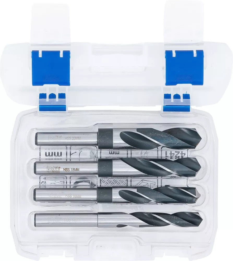 Grąžtų metalui rinkinys HSS | 14 - 16 - 18 - 20 mm | 4 vnt. (8985)