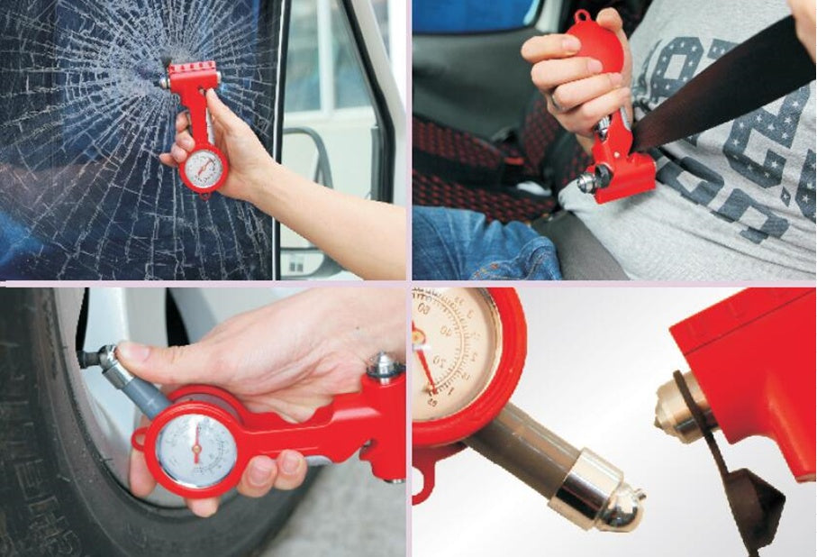 Manometras su avariniu plaktuku ir saugos diržo nupjovimo funkcija (DTG03)