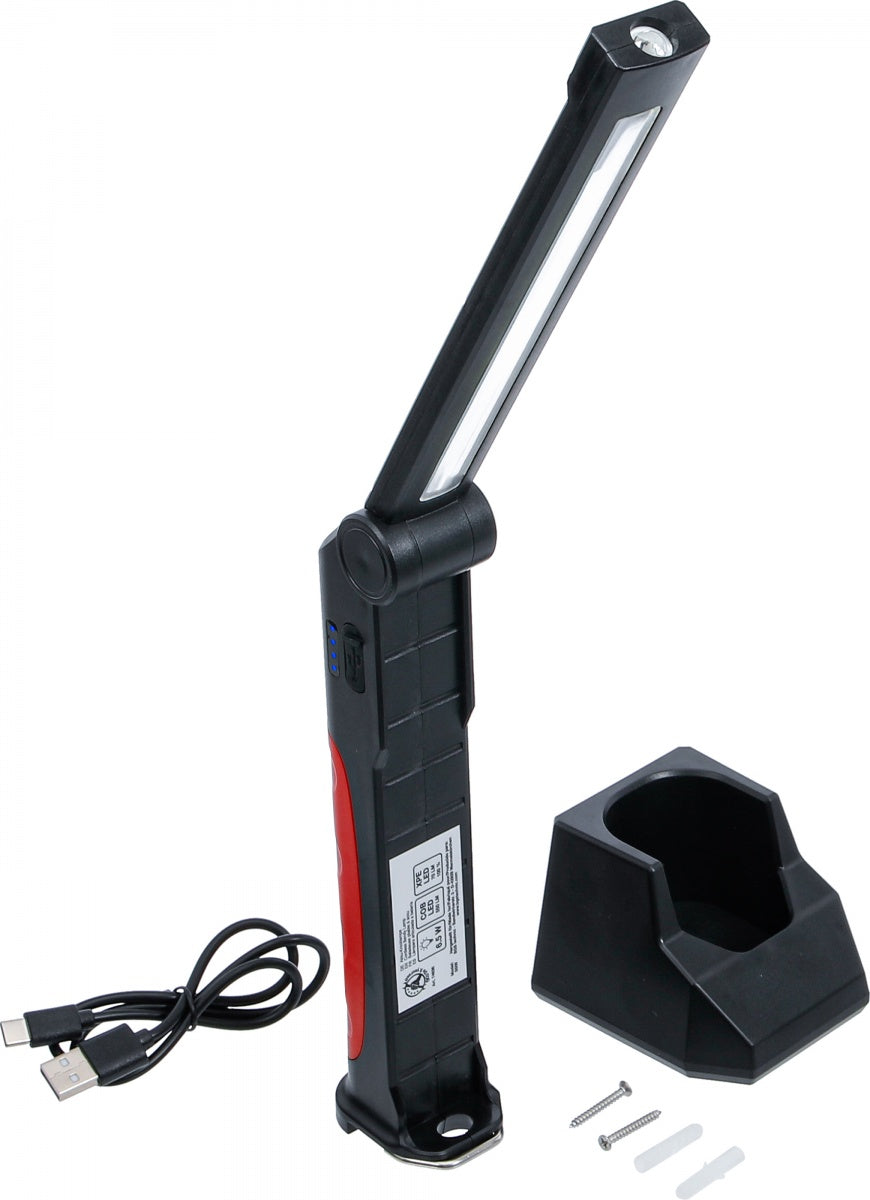 Apšvietimo lempa belaidė lanksti | COB-LED | 6,5 W | su įkrovimo stotele (74636B)