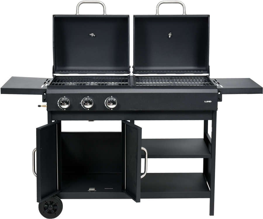 Lauko kepsninė / grilis 2 viename | anglis / dujos | 8,6KW (99649)