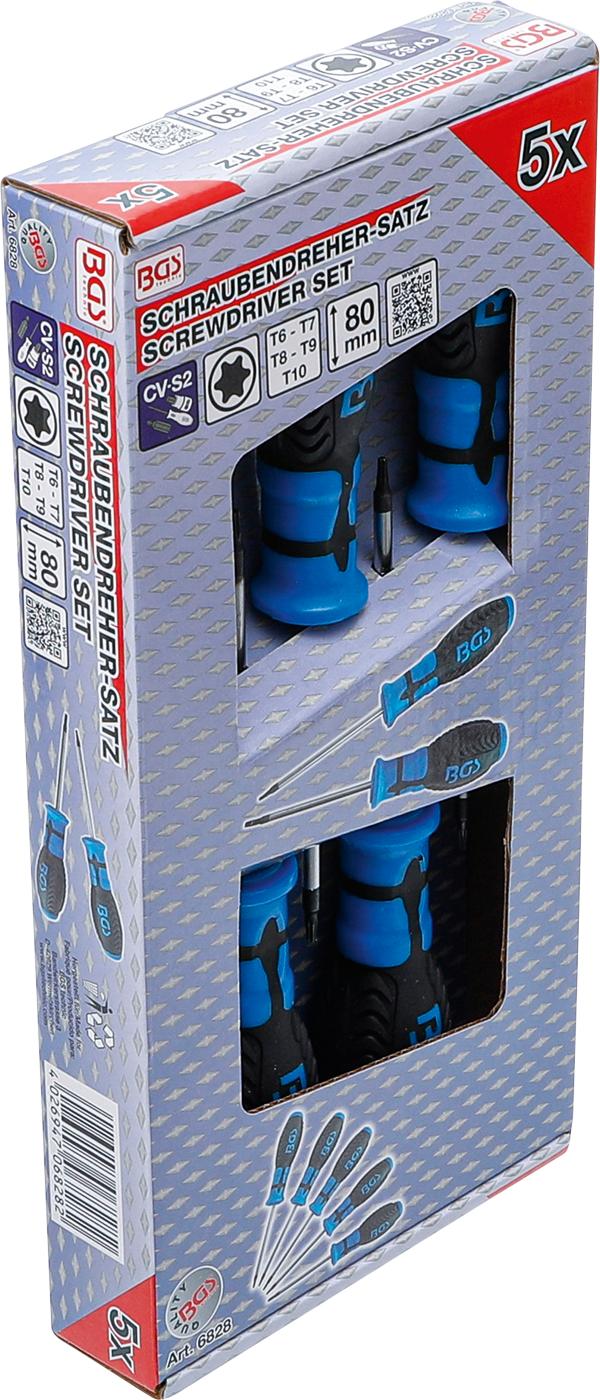 Atsuktuvų rinkinys | T-Star (Torx) | T6 - T10 | 5 vnt. (6828)