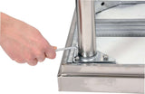 FOLDABLE WORK TABLE WITH BACKSPLASH (YG-09030)