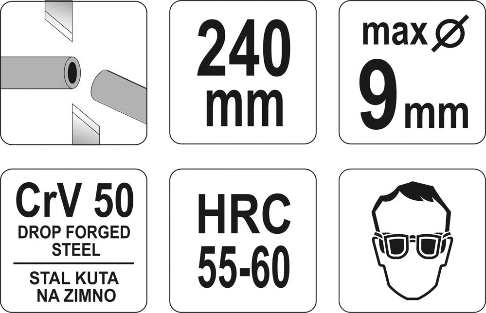 Žirklės kabeliui | 240 mm (YT-1969)