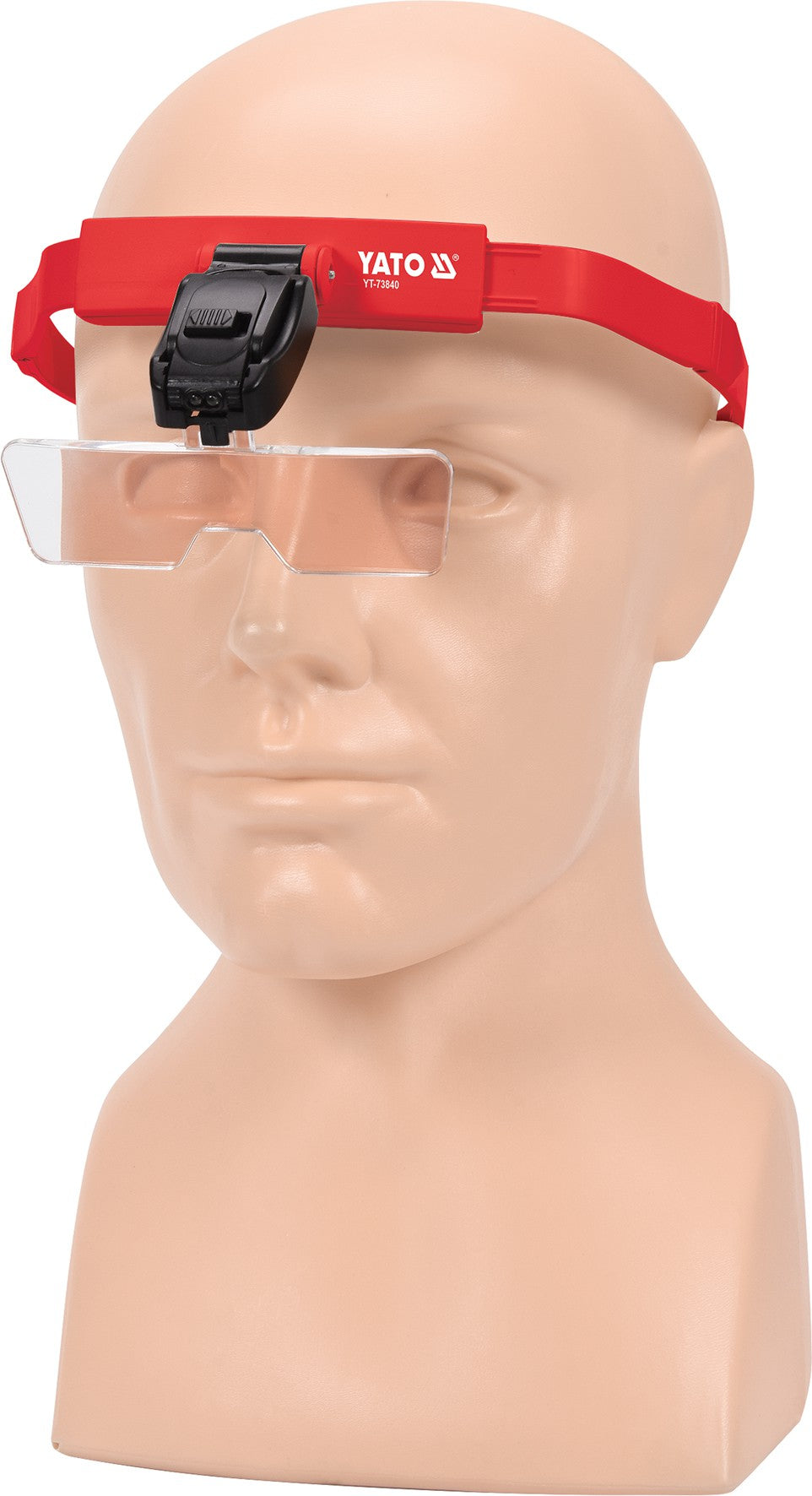 Binoklinė lupa su apšvietimu | dedama ant galvos | 5 nustatymai X1/X1,5/X2/X2,5X/3,5 (YT-73842)