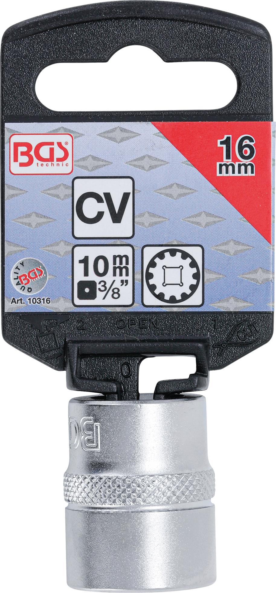Головка многофункциональная 3/8", 16 mm