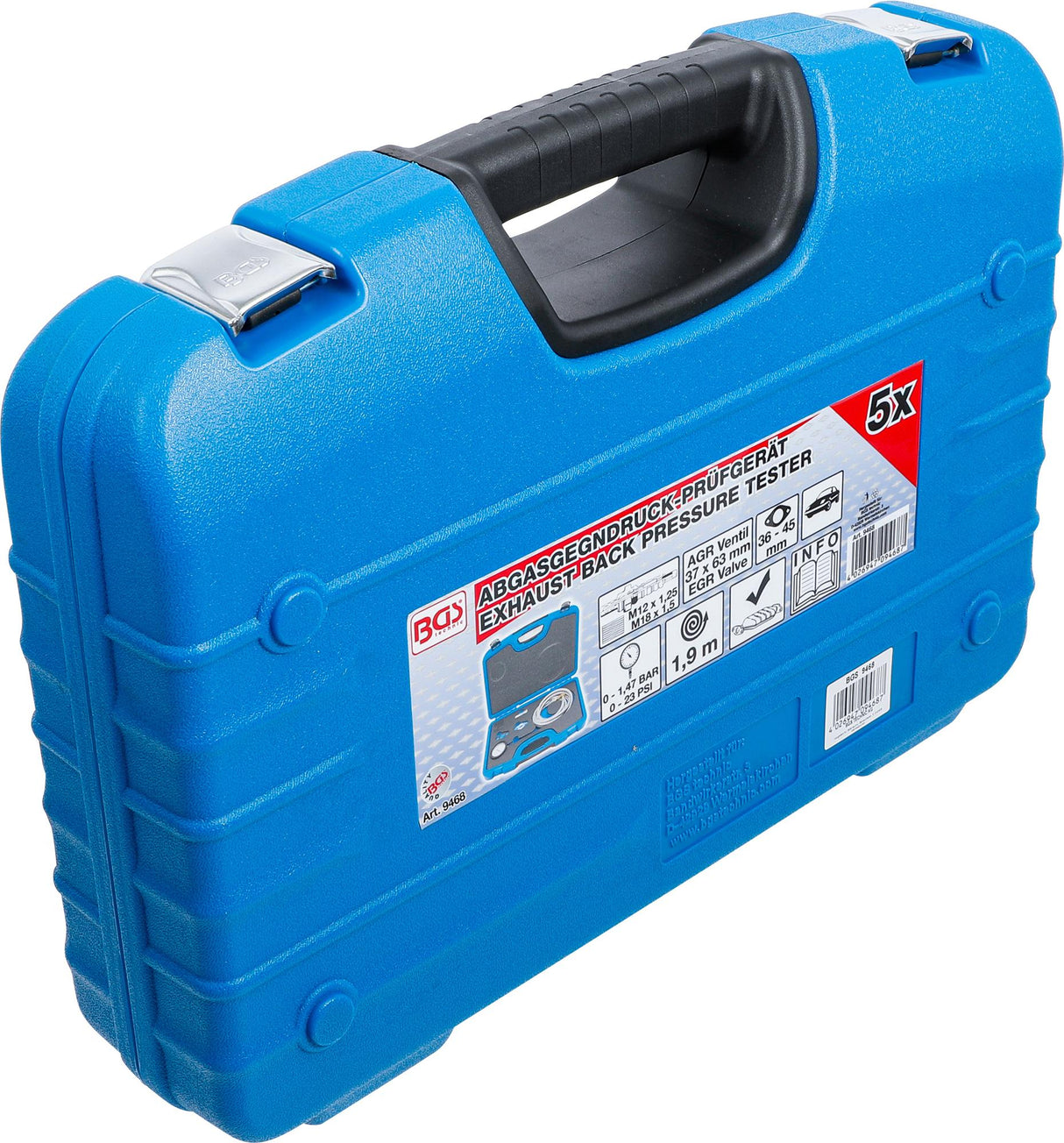 Išmetamųjų dujų priešslėgio testeris (9468)