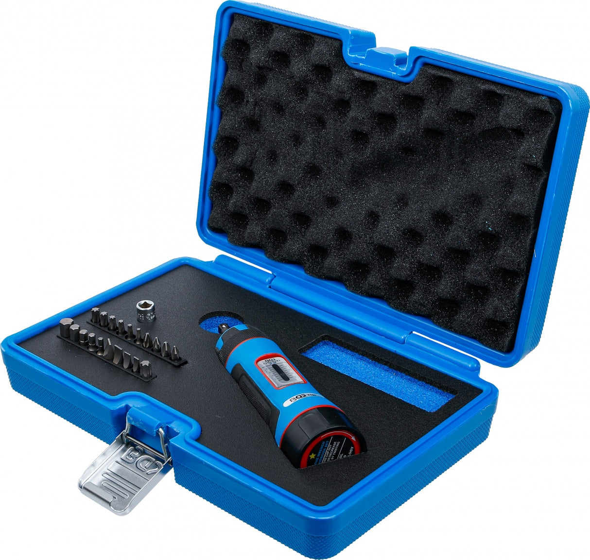 Torque wrench compact | with bits | 6.3 mm (1/4") | 1 - 8 Nm | 22 pcs (7123)