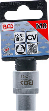 Trikampė galvutė įpurškimo siurblio remontui 1/2", M8 (12 mm) (7462)