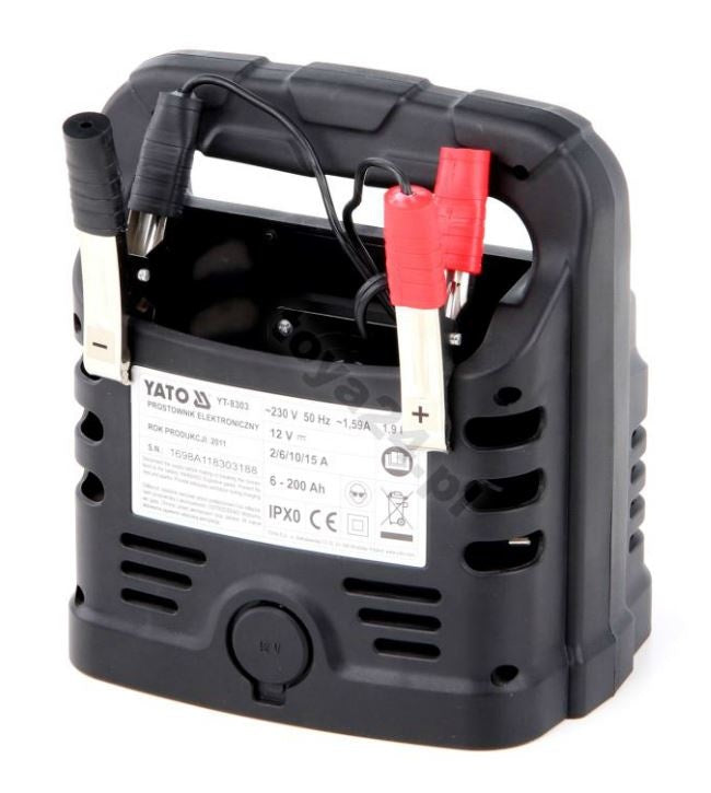 Mikroprocesorinis impulsinis akumuliatorių pakrovėjas | 12V 15A 6-200ah (YT-8303)