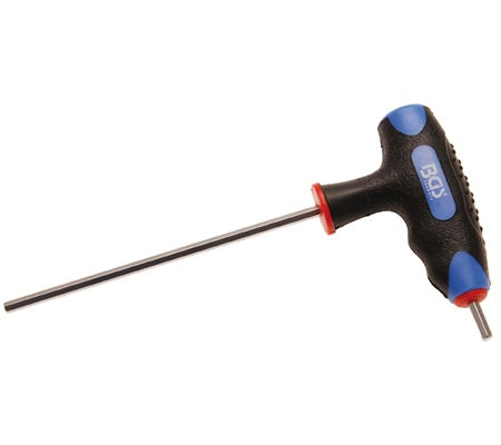 Atsuktuvas su T-rankenėle ir šonine geležte | hex šešiakampis 4 mm (4010-4)