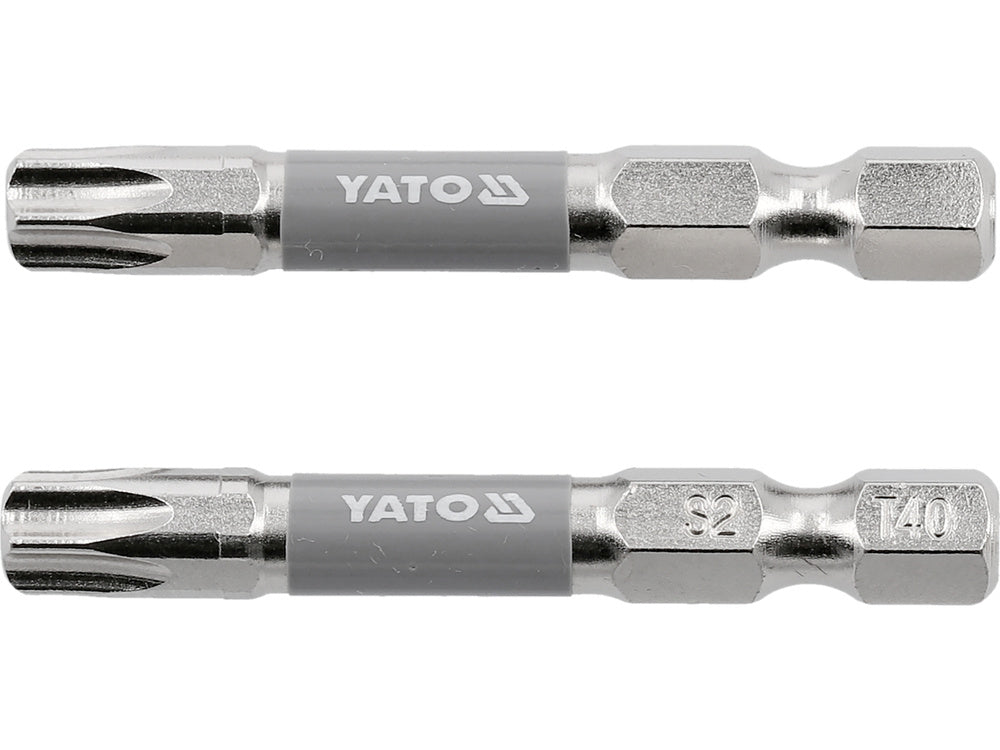 Antgaliai | 6,3 mm (1/4") | S2 Ni | T-Star (Torx) T40 | 50 mm | 2 vnt. (YT-78036)
