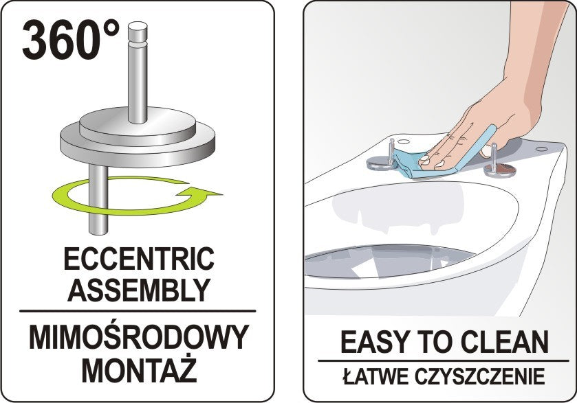 Unitazo dangtis su savaiminio uždarymo mechanizmu (75470)