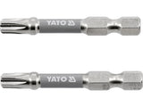Antgaliai | 6,3 mm (1/4") | S2 Ni | T-Star (Torx) T30 | 50 mm | 2 vnt. (YT-78035)
