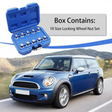 Ratų varžtų užraktų rinkinys | BMW MINI | 10 vnt. (H4018)