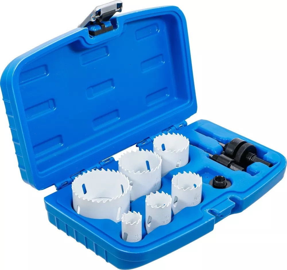 HOLE SAW SET | Ø 22 - 65 MM | DEPTH 40 MM | 8 PCS. (3906)