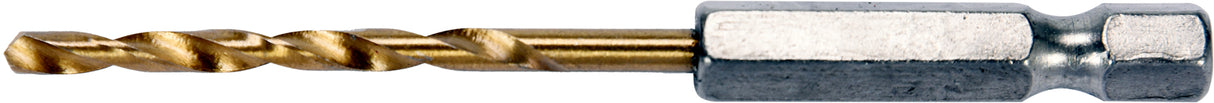 Grąžtas metalui su Hex 6.3 mm (1/4") galu HSS-TiN | 3.2 mm (YT-44755)