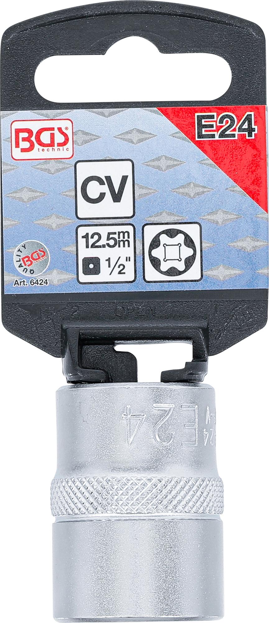 Galvutė E-star tipo varžtams | 12,5 mm (1/2") | E24 (6424)