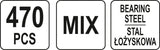 Plieninių šratų asortimentas | 470 vnt. (YT-06680)